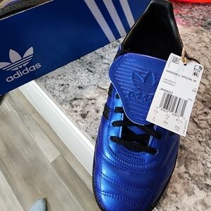 New In Box Adidas Women's Handball Special Blue Leather. Sz Women 9 Men 8